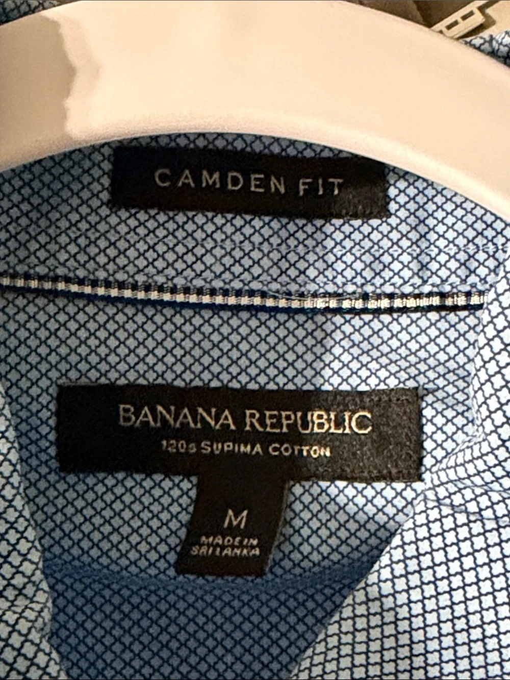 Banana Republic Blue Men's Dress Shirt
